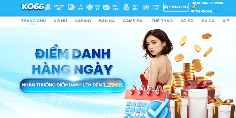 Chương trình điểm danh nhận quà